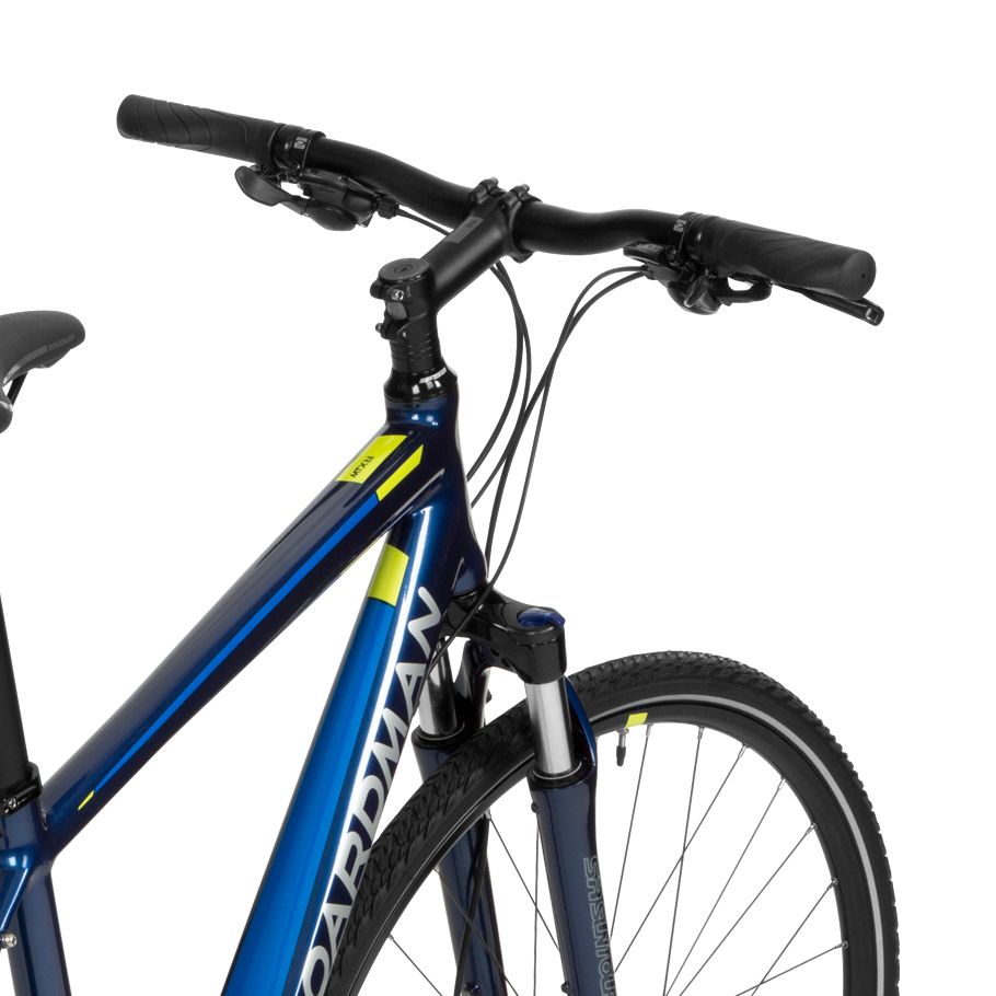 blue boardman bike